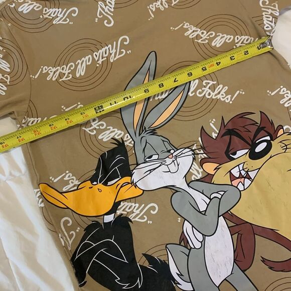 Warner Bros. Looney Tunes Tan Tee, medium - Picture 6 of 8